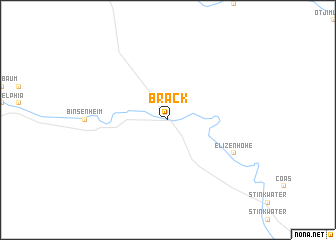 map of Brack