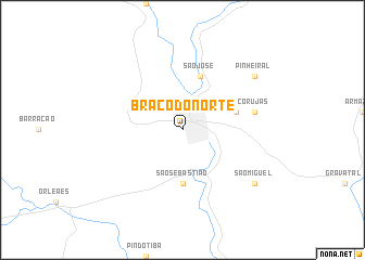 map of Braço do Norte