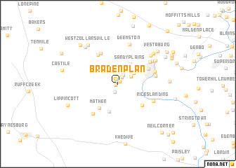 map of Braden Plan