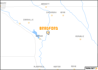 map of Bradford