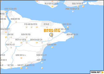 map of Brading