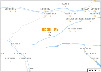 map of Bradley