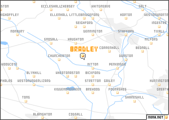 map of Bradley