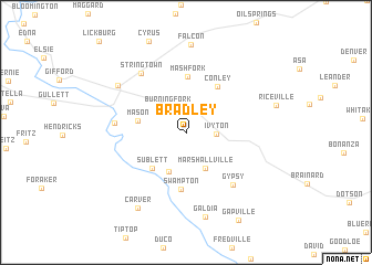 map of Bradley
