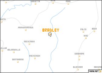 map of Bradley