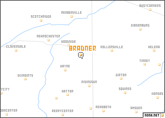 map of Bradner