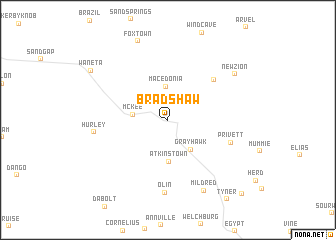 map of Bradshaw