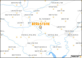 map of Bradstone