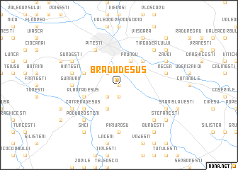 map of Bradu de Sus