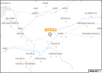 map of Bradu