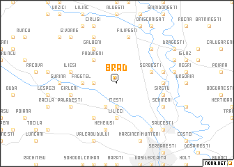 map of Brad
