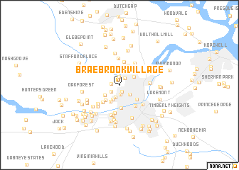 map of Braebrook Village