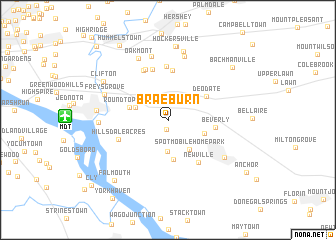 map of Braeburn