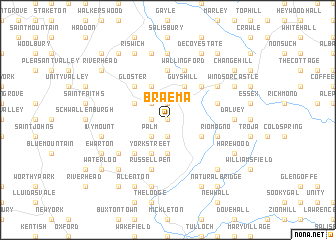 map of Braema