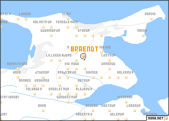 map of Brændt