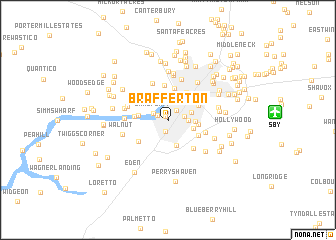 map of Brafferton