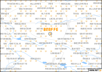 map of Braffe