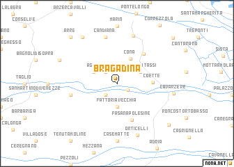 map of Bragadina