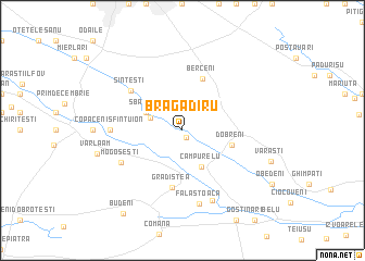 map of Bragadiru