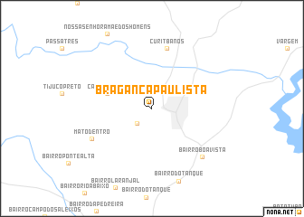 map of Bragança Paulista