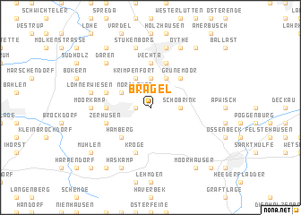 map of Brägel