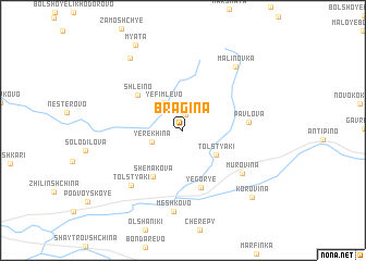 map of Bragina