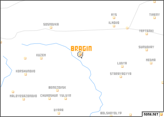 map of Bragin