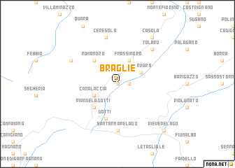 map of Braglie