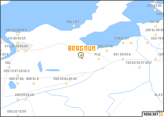 map of Bragnum