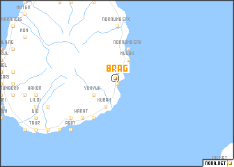 map of Brag