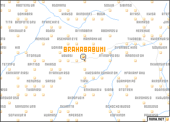 map of Brahababumi