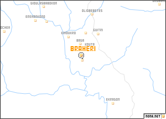 map of Brahéri