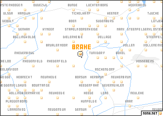 map of Brahe