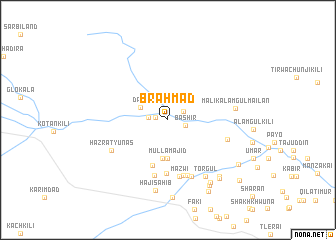 map of Brāhmad