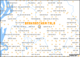 map of Brāhman Chāpitala