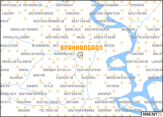 map of Brāhmangaon