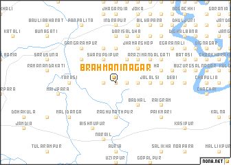 map of Brāhmaninagar