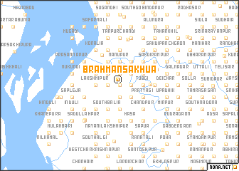 map of Brāhman Sākhua