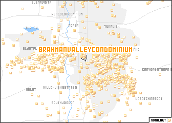 map of Brahman Valley Condominium