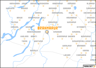 map of Brahmapur