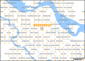 map of Brahmapur