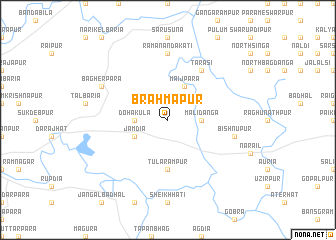 map of Brahmapur