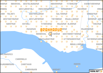 map of Brahmapur