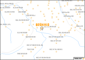 map of Brahmia