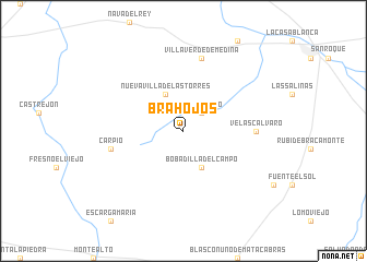 map of Brahojos