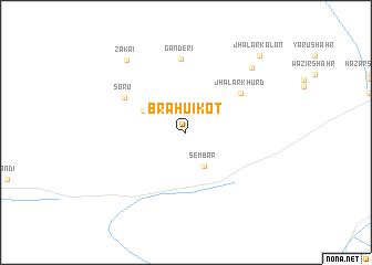map of Brahui Kot