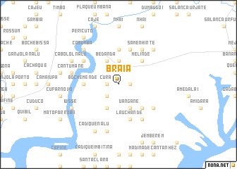 map of Braia