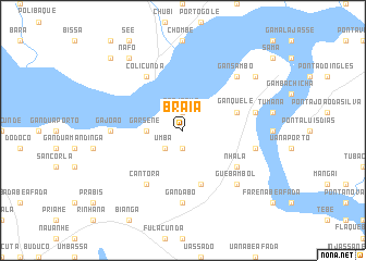 map of Braia