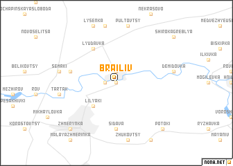 map of Brailiv