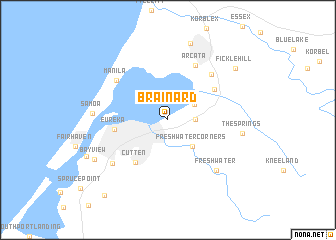 map of Brainard